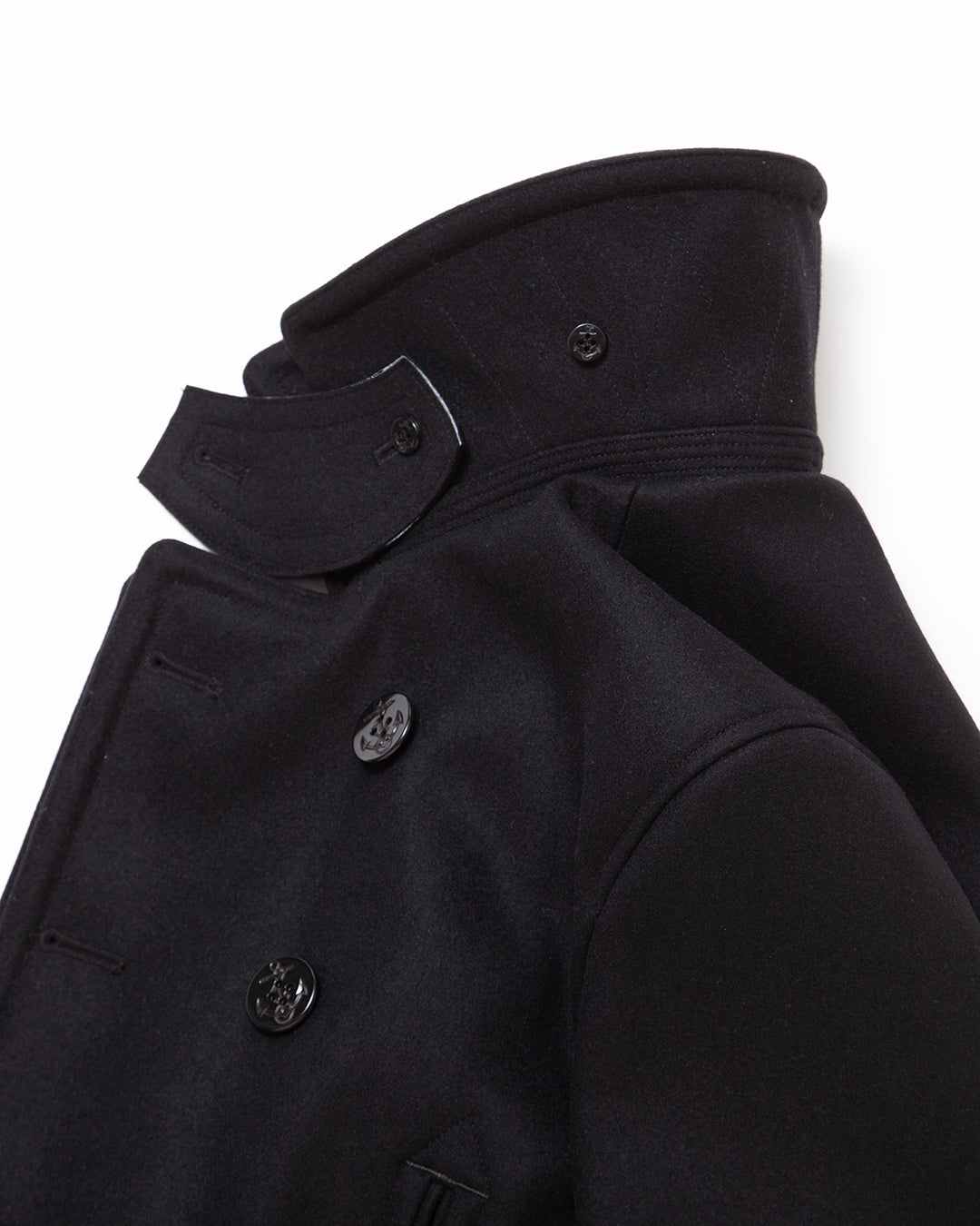 CJ067- SEAMEN'S COAT / Black