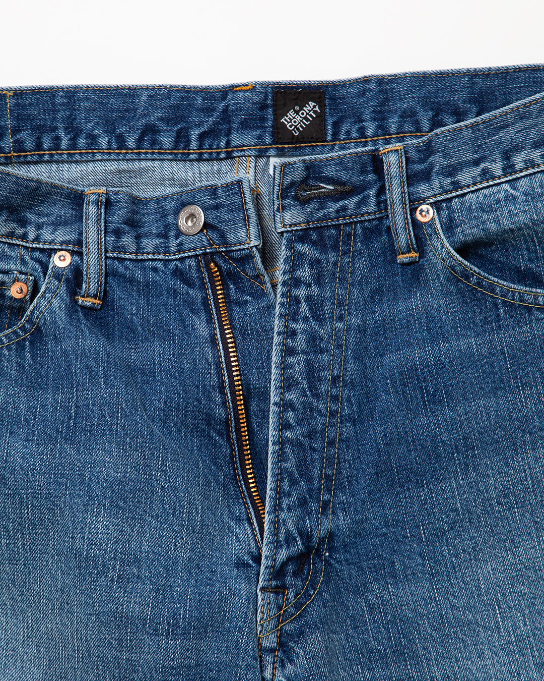 CP005 - W05 5POCKET / Indigo Denim w/ Special Bio-wash