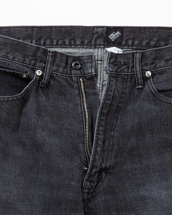 CP005 - W05 5POCKET / Black Denim w/ Special Bio-wash