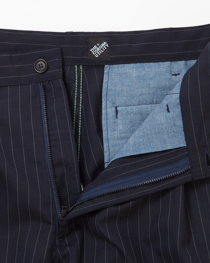 CP026・2T DESERT SLACKS / Pinstripe on Navy
