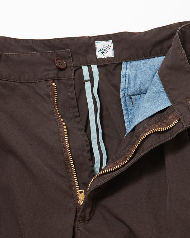 CP026 - 2T DESERT SLACKS / Chocolate Brown w/ Bio-wash
