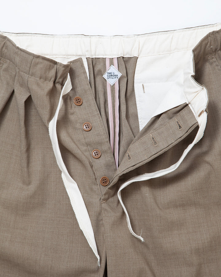 CP027E - DESERT EASY SLACKS / Beige Khaki