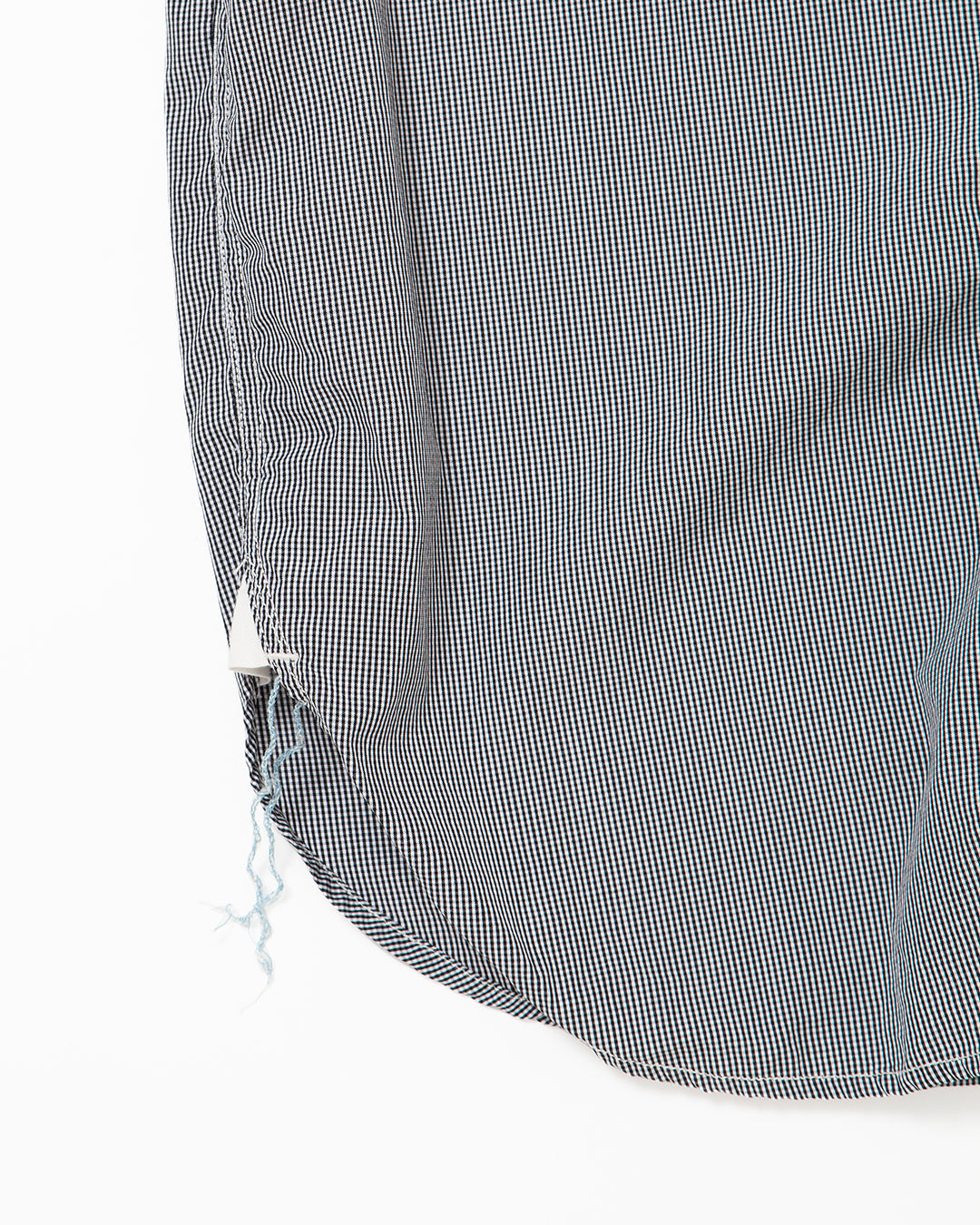 CS001S - NAVY 1POCKET SHORT SLEEVE SHIRT / Monotone Baby Gingham Check