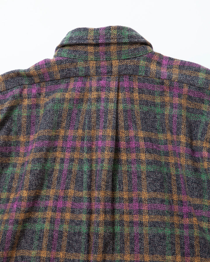 CS005 - W.C.W SHIRT PULLOVER / Charcoal Grey × Multi Color