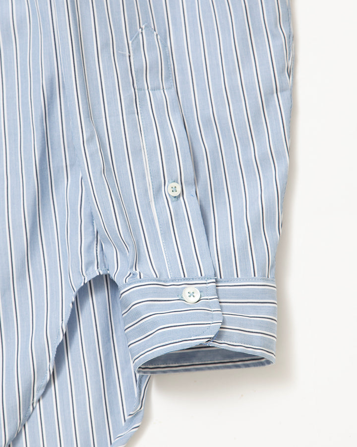 CS005 - W.C.W SHIRT PULLOVER / Blue × Charcoal