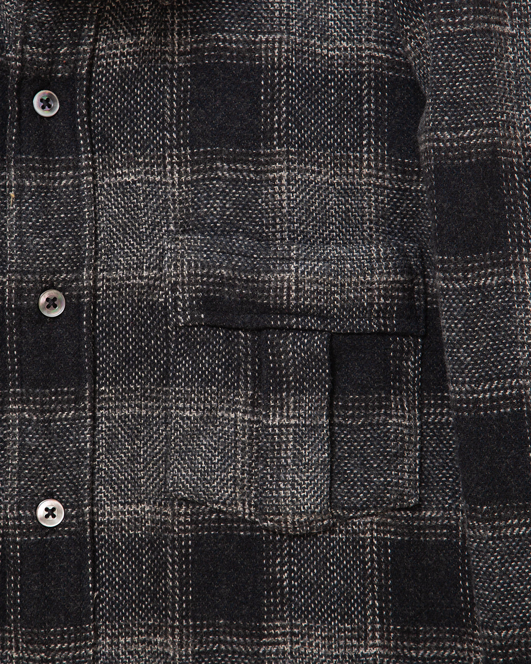 CS005 - W.C.W SHIRT PULLOVER / Black × White