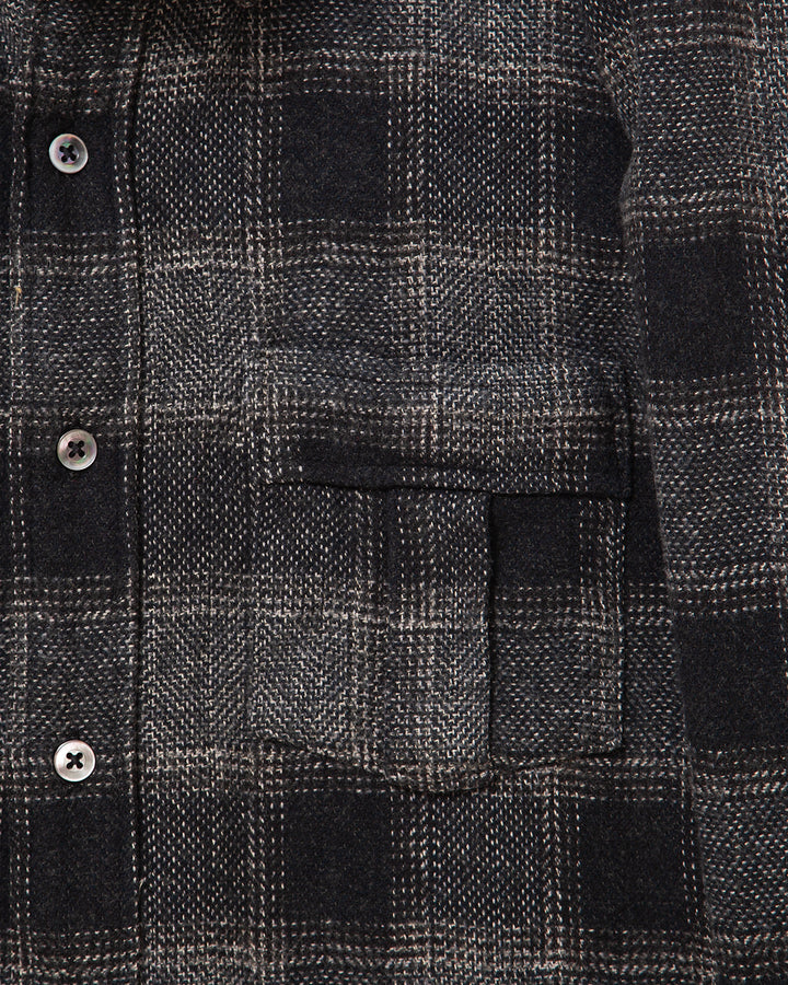 CS005 - W.C.W SHIRT PULLOVER / Black × White