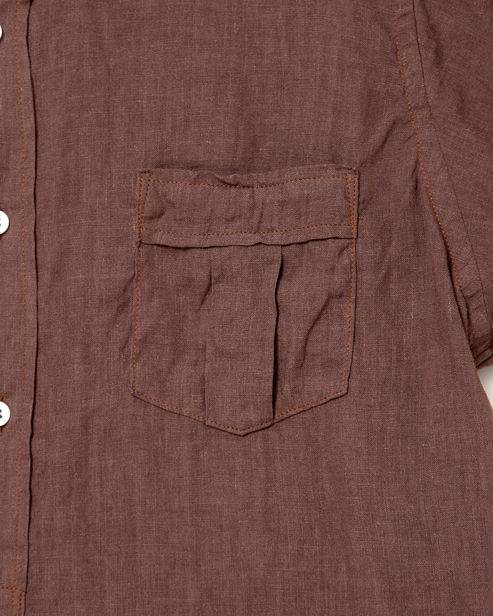 CS005S - W.C.W SHIRT PULLOVER S/S / Brown
