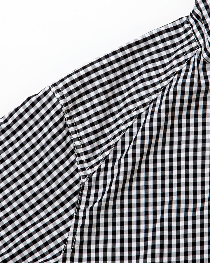 CS013・UTILITY FIELD SHIRT / Monotone Gingham Check
