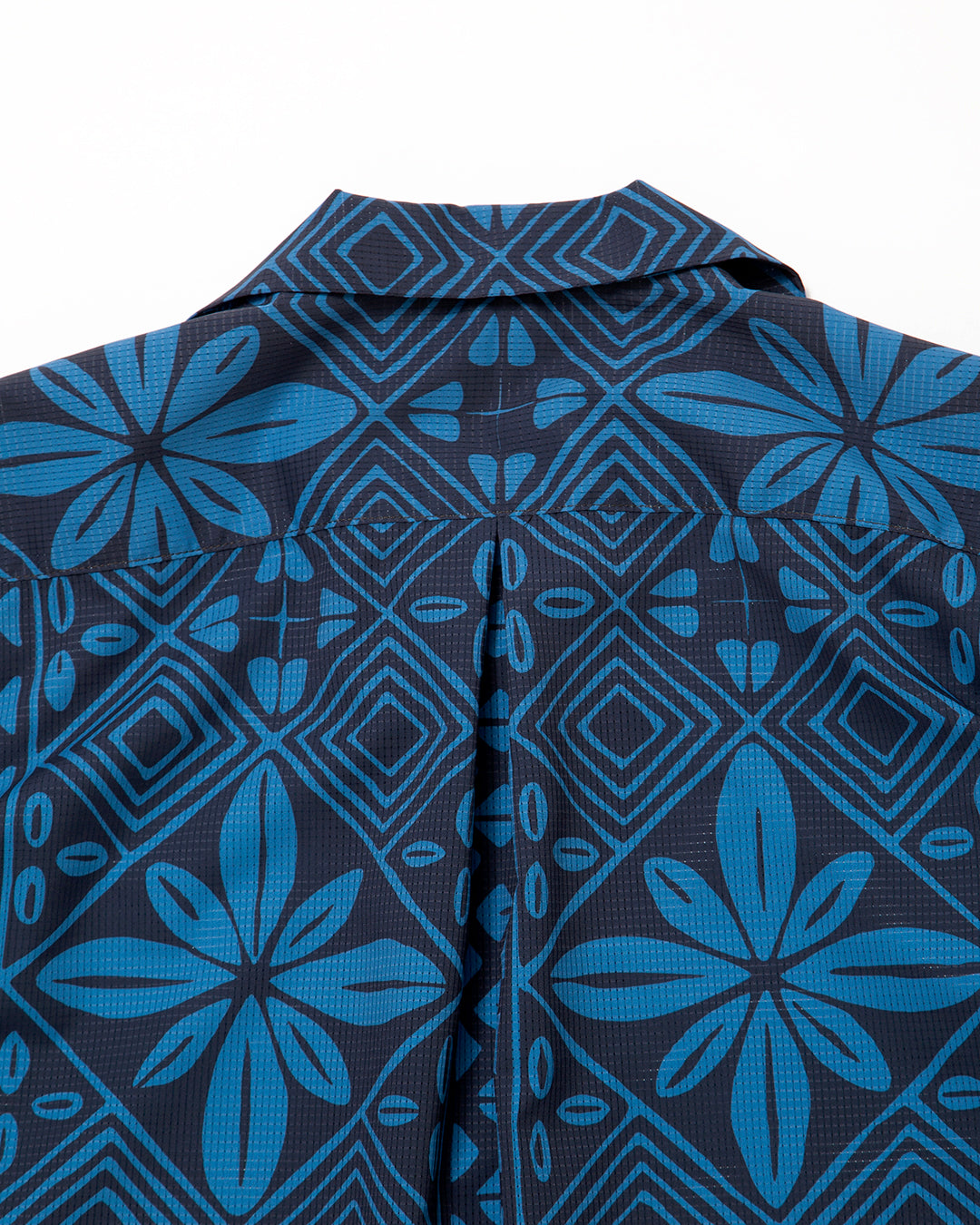 CS097 - FRENCH CAFE SHIRT S/S / Charcoal Grey × Blue