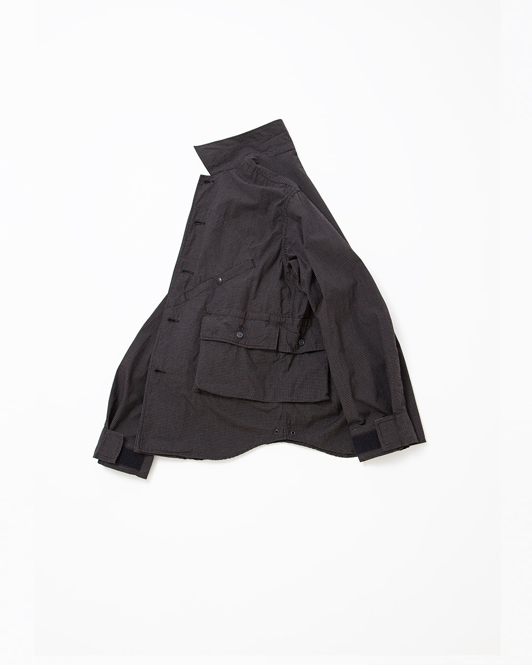CSJ001・HUNTER HIKER JAC SHIRT / Black × White