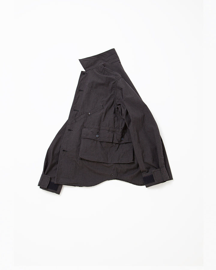 CSJ001・HUNTER HIKER JAC SHIRT / Black × White