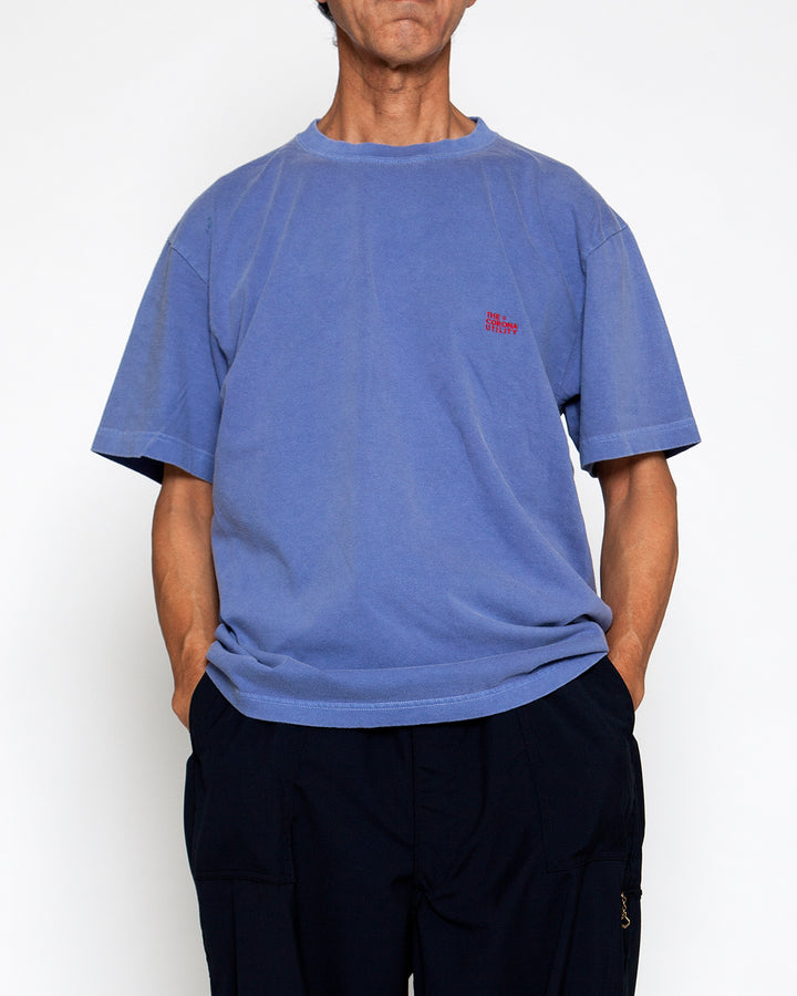 CT021・"THE CORONA UTILITY" LOGO EMBROIDERY TEE / Light Purple
