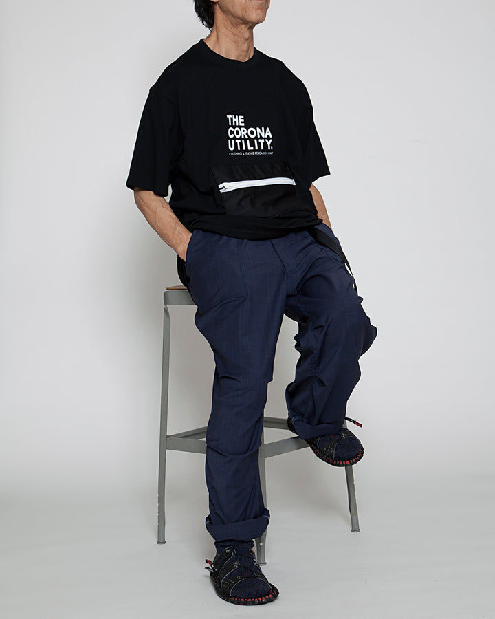 CT023・"BEACH ESSENTIAL" PACKABLE TEE / Black