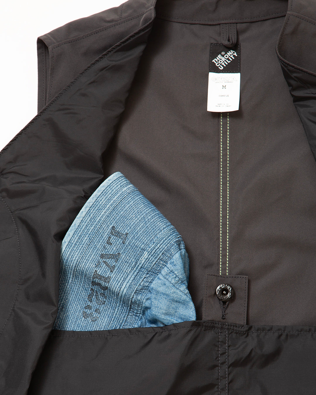 CV002 - CORONA・GAME VEST / Charcoal Gray