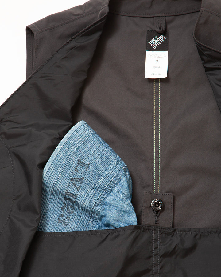 CV002 - CORONA・GAME VEST / Charcoal Gray