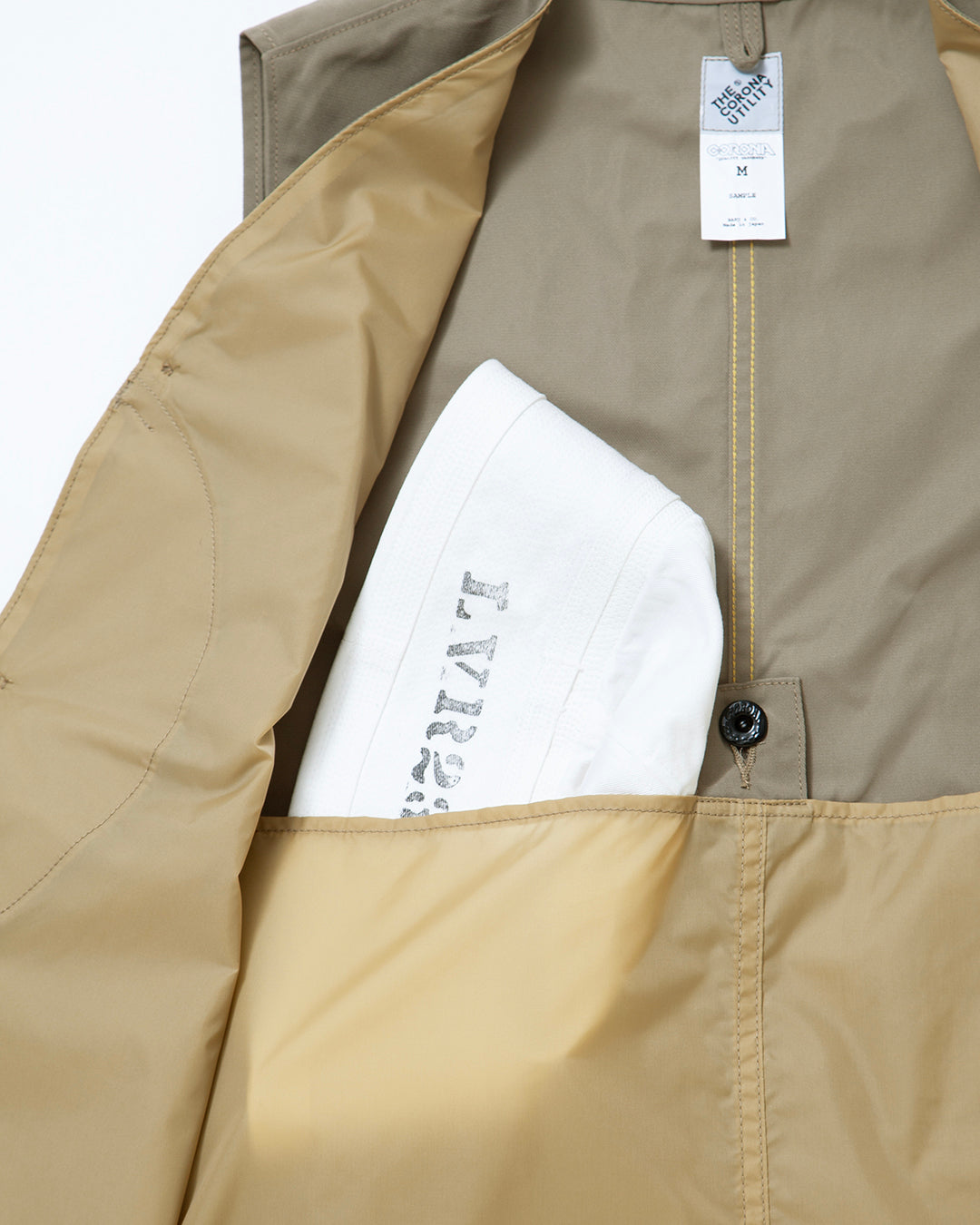 CV002 - CORONA・GAME VEST / Beige Khaki