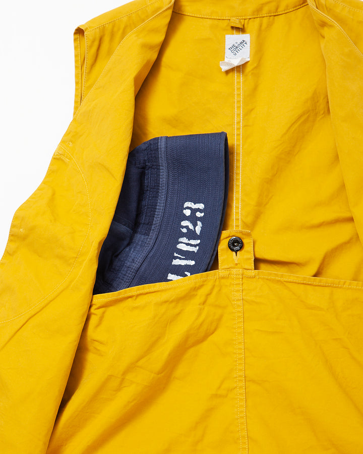 CV002 - CORONA・GAME VEST / Mustard w/ Bio-wash