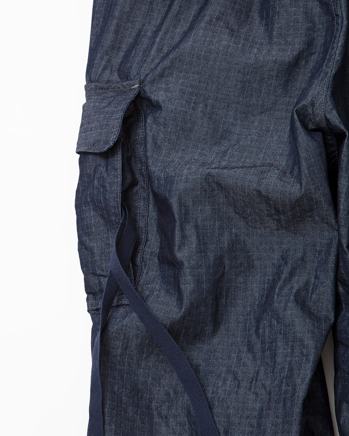 FP006・JUNGLE SLACKS / Indigo Chambray