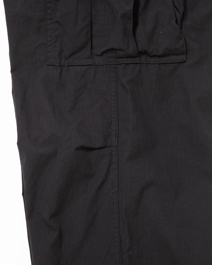 FP006 - JUNGLE SLACKS / Black w/ Bio-wash