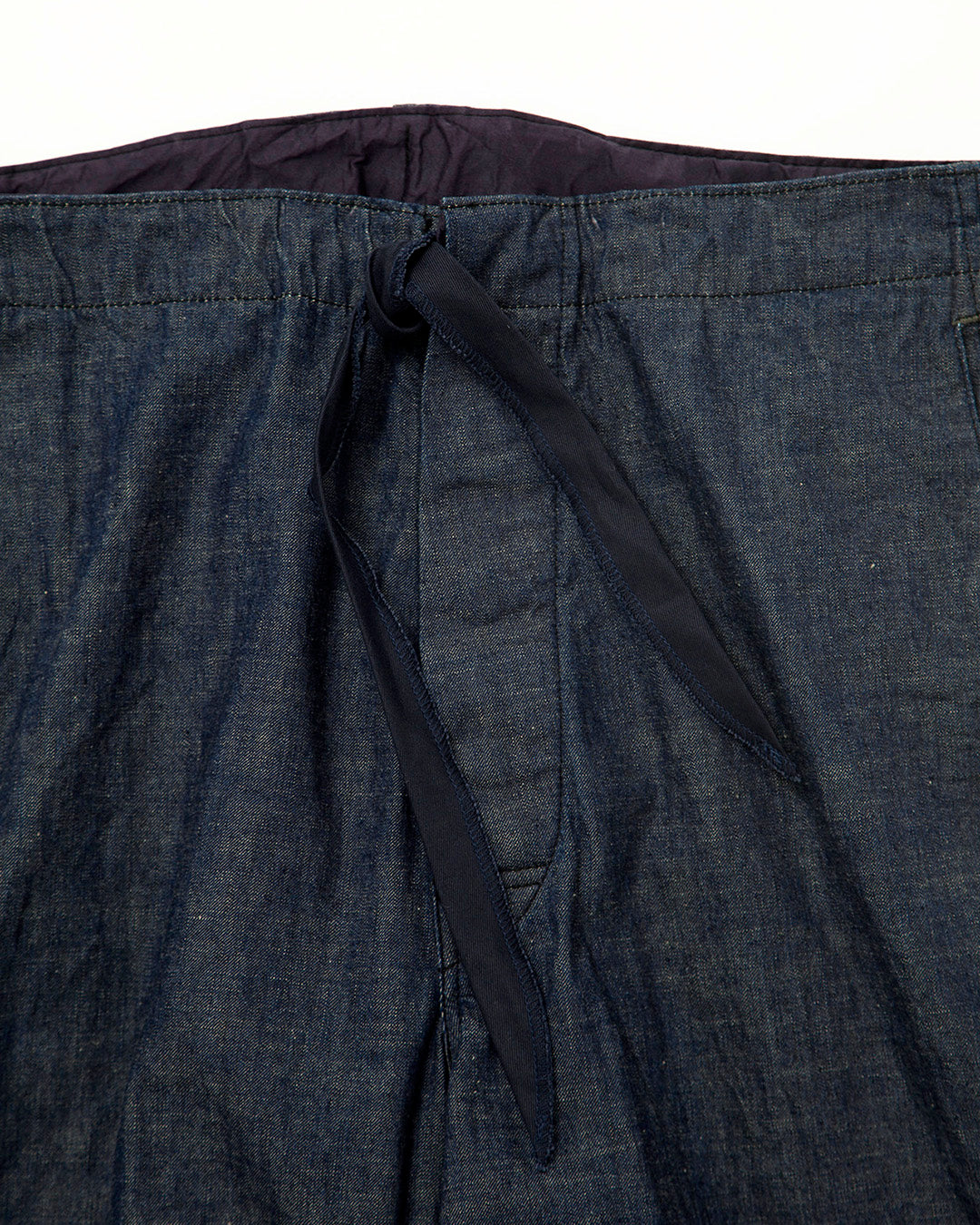 FP018・NAVY EASY SLACKS / Indigo Denim