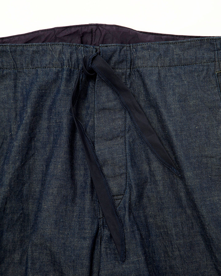 FP018・NAVY EASY SLACKS / Indigo Denim