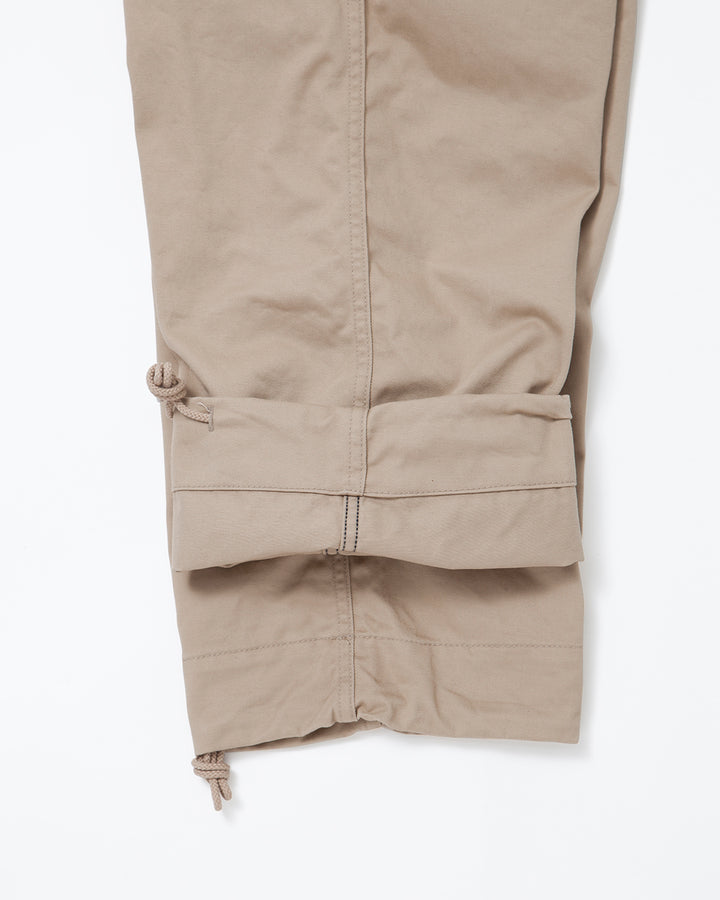 FP018・NAVY EASY SLACKS / Khaki