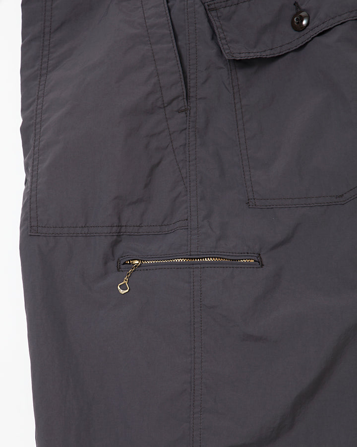 FP024S・UTILITY EASY SHORT SLACKS / Charcoal