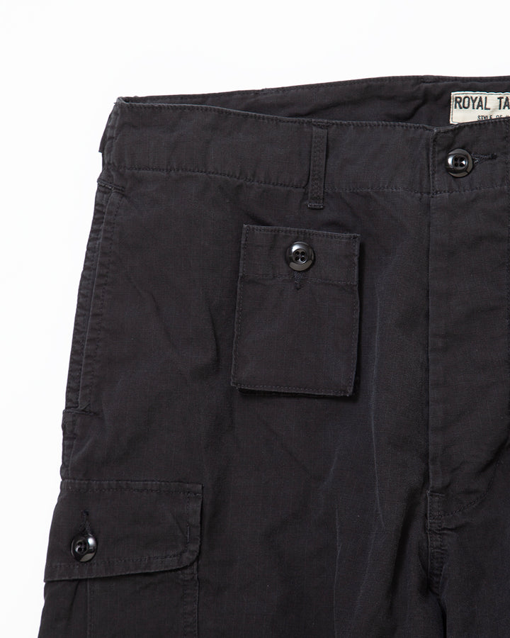 FP030 - a-1 clothing × FATIGUE SLACKS・ROYAL TAILOR・B.D.U SHORT SLACKS / Black