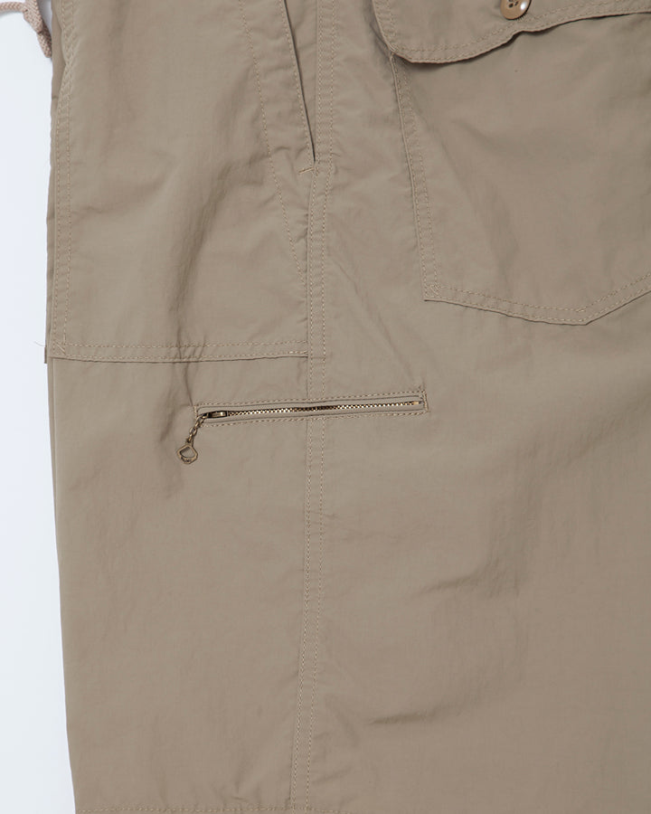FP024S・UTILITY EASY SHORT SLACKS / Khaki