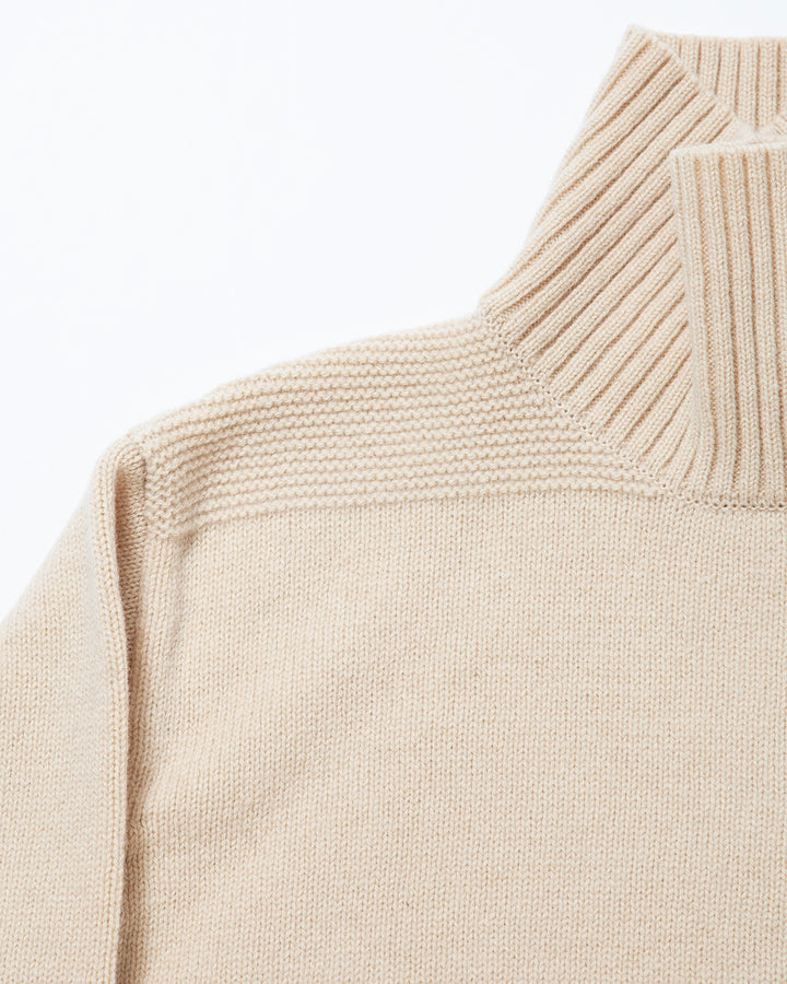 KN002 - KeyHole・NAVY TURTLE / Melange Natural