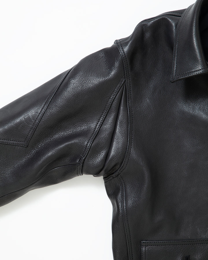 WG001 - Willis & Geiger "G-8" / Black Goat Leather