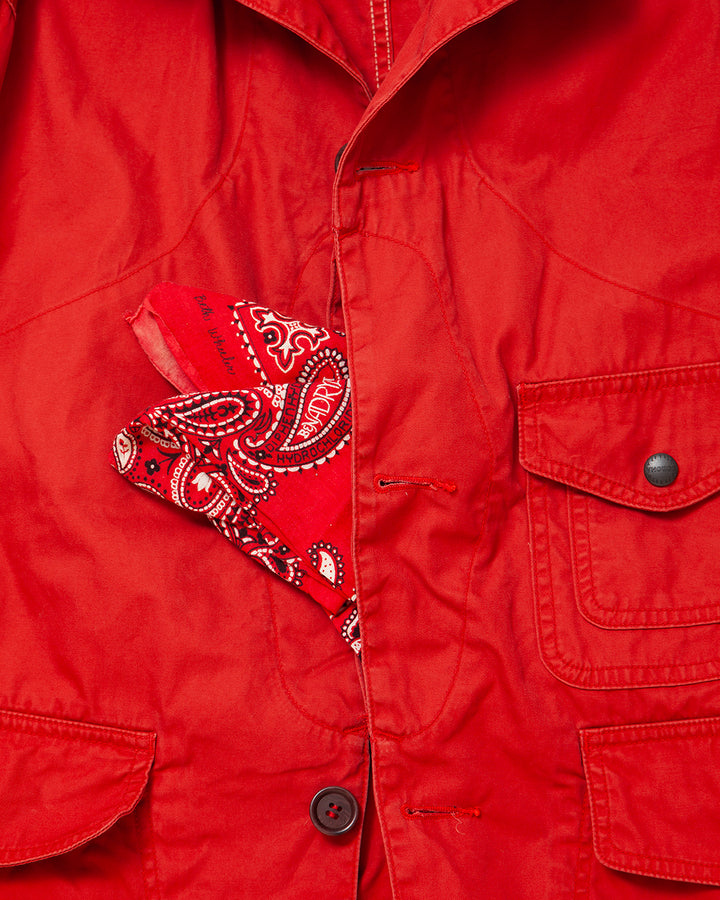 CJ001 - CORONA・GAME JACKET / Red w/ Bio-wash