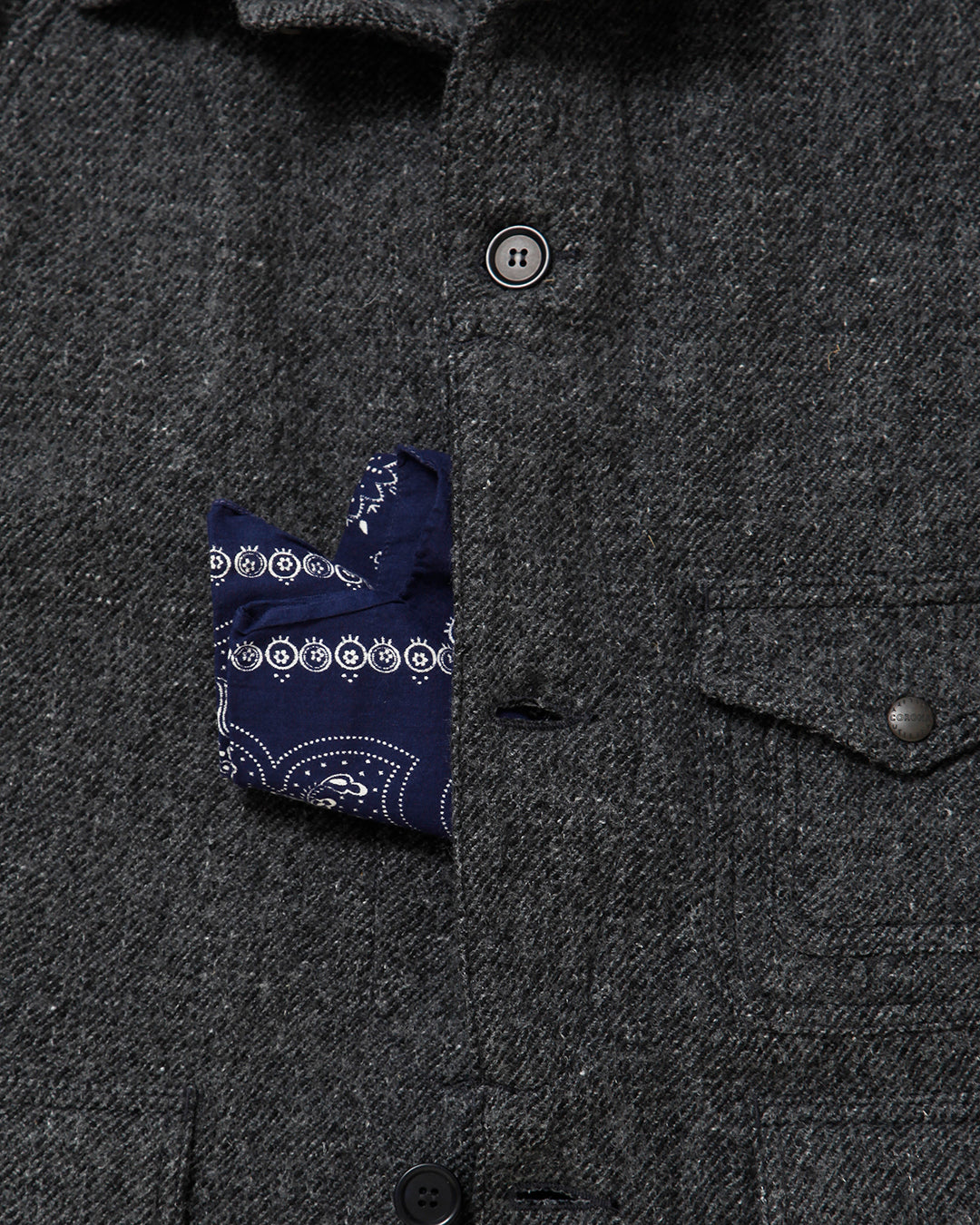 CJ001 - CORONA・GAME JACKET / Top Charcoal