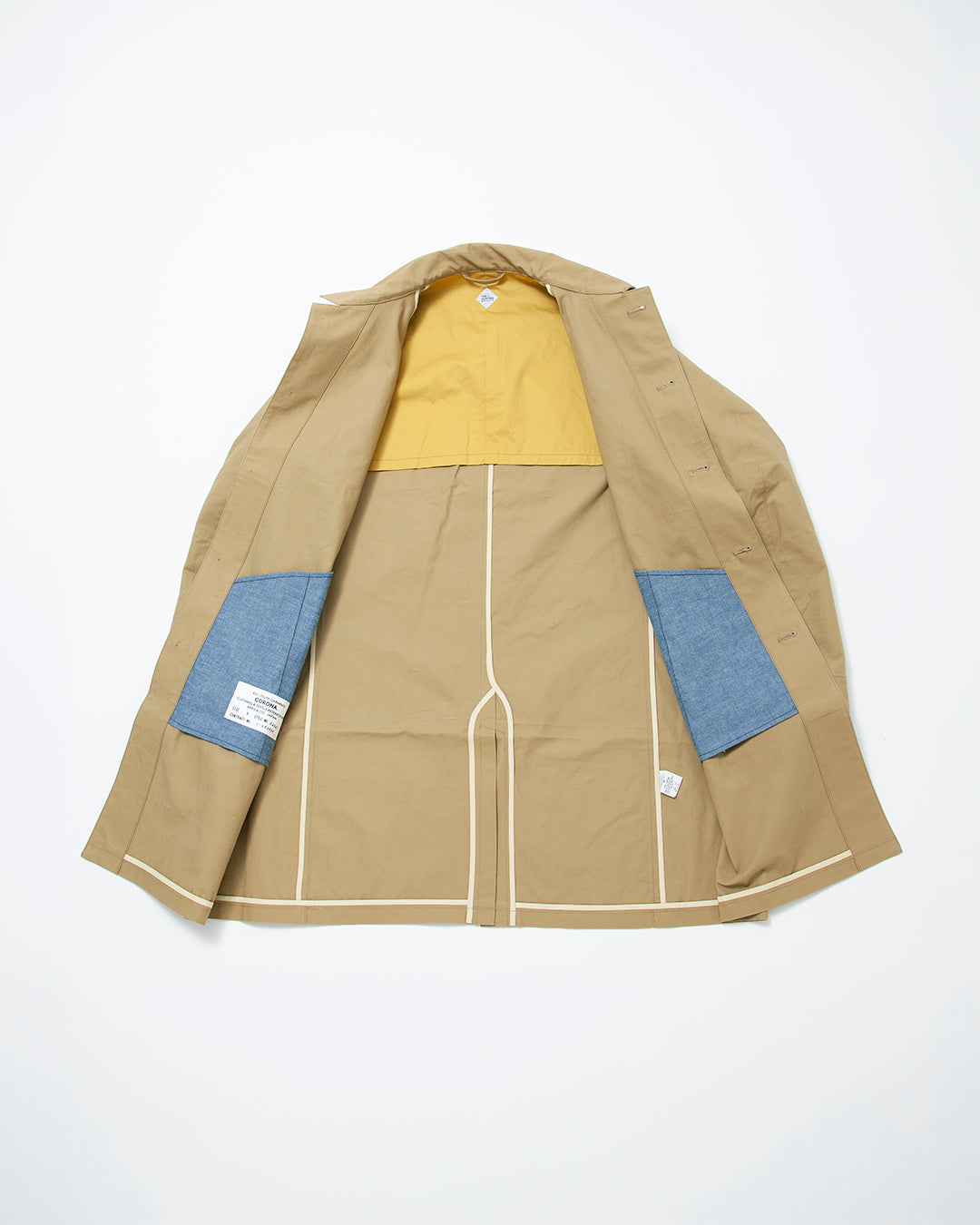 CJ027L - CORONA・UP DUSTER COAT / Dry Khaki