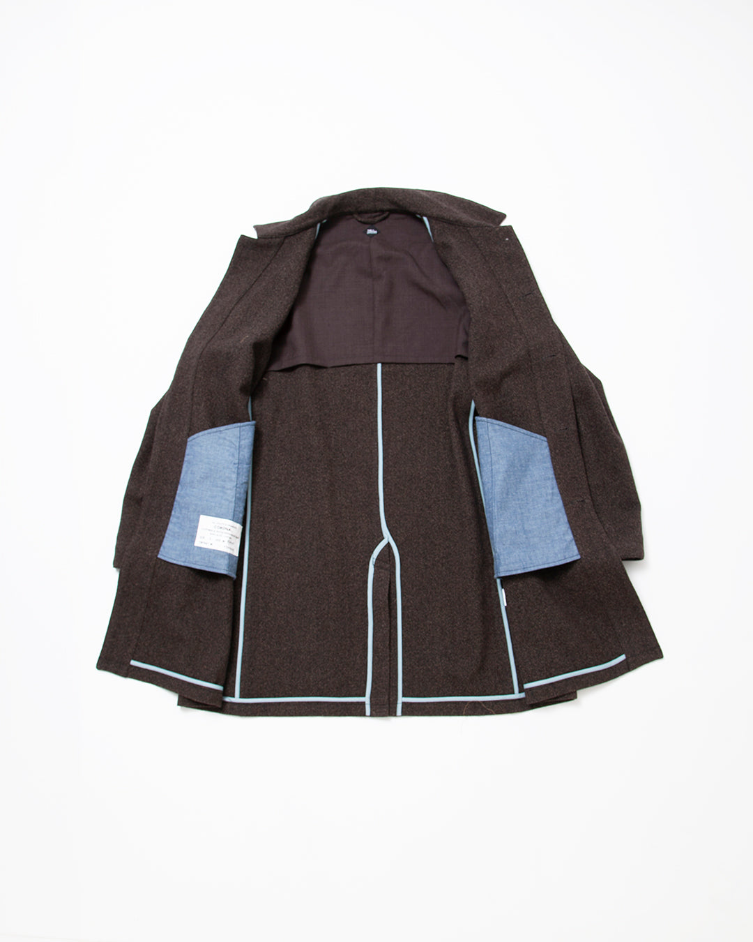 CJ027L - CORONA・UP DUSTER COAT / Melange Brown