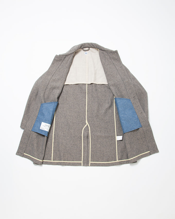 CJ027L - CORONA・UP DUSTER COAT / Melange Sand