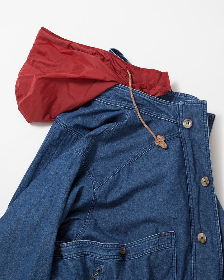 CJ051・TREK TRAVELER SHORT / Blue Denim w/ Special Bio Wash