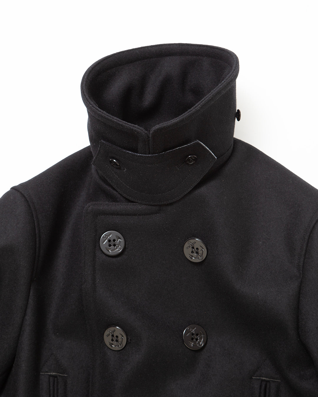 CJ067- SEAMEN'S COAT / Black