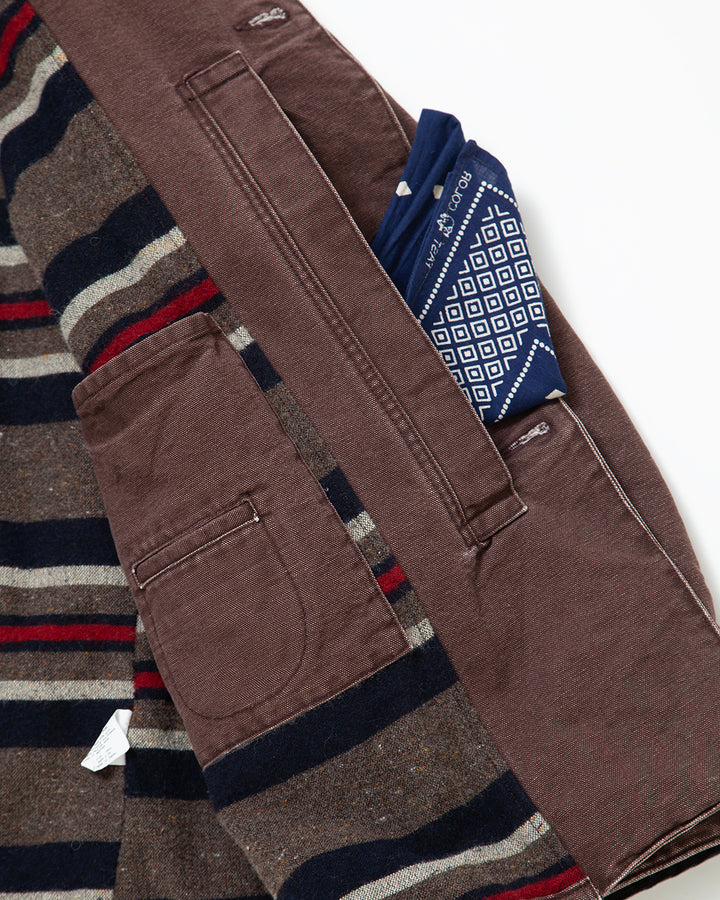 CJ076 - UTICA FIELD COAT / Chocolate Brown
