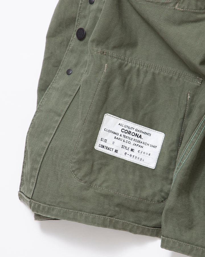 CJ096 - CORONA・JUNGLE JACKET / Light OG w/Bio-wash