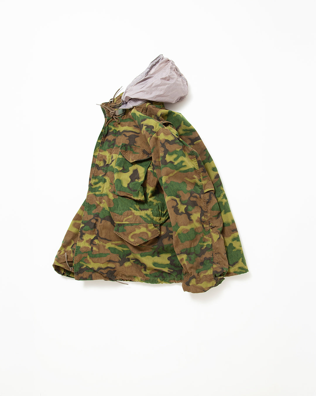 CJ112 - CORONA・M-65 FIELD JACKET / ERDL "GREEN in COUNTRY" w/ Special Bio-wash