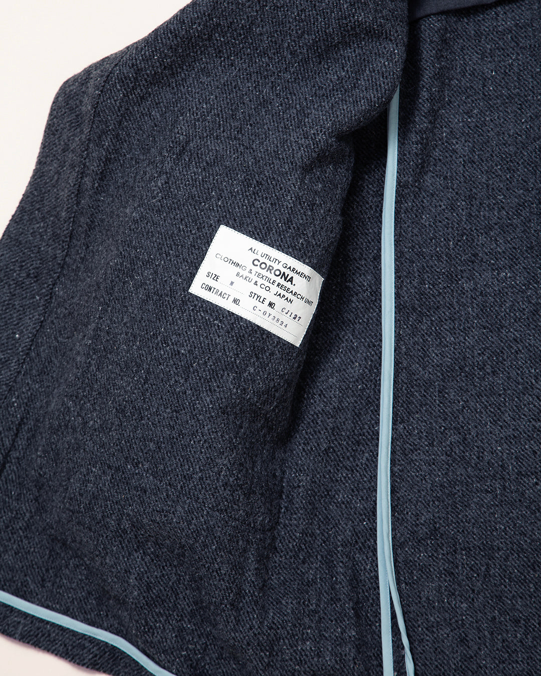 CJ127 - CORONA・UP DUSTER PARKA COAT / Charcoal