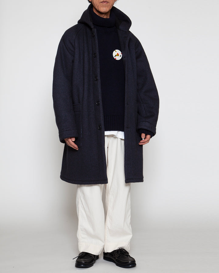 CJ127 - CORONA・UP DUSTER PARKA COAT / Dark Navy