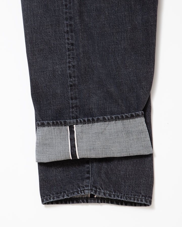 CP005 - W05 5POCKET / Black Denim w/ Special Bio-wash