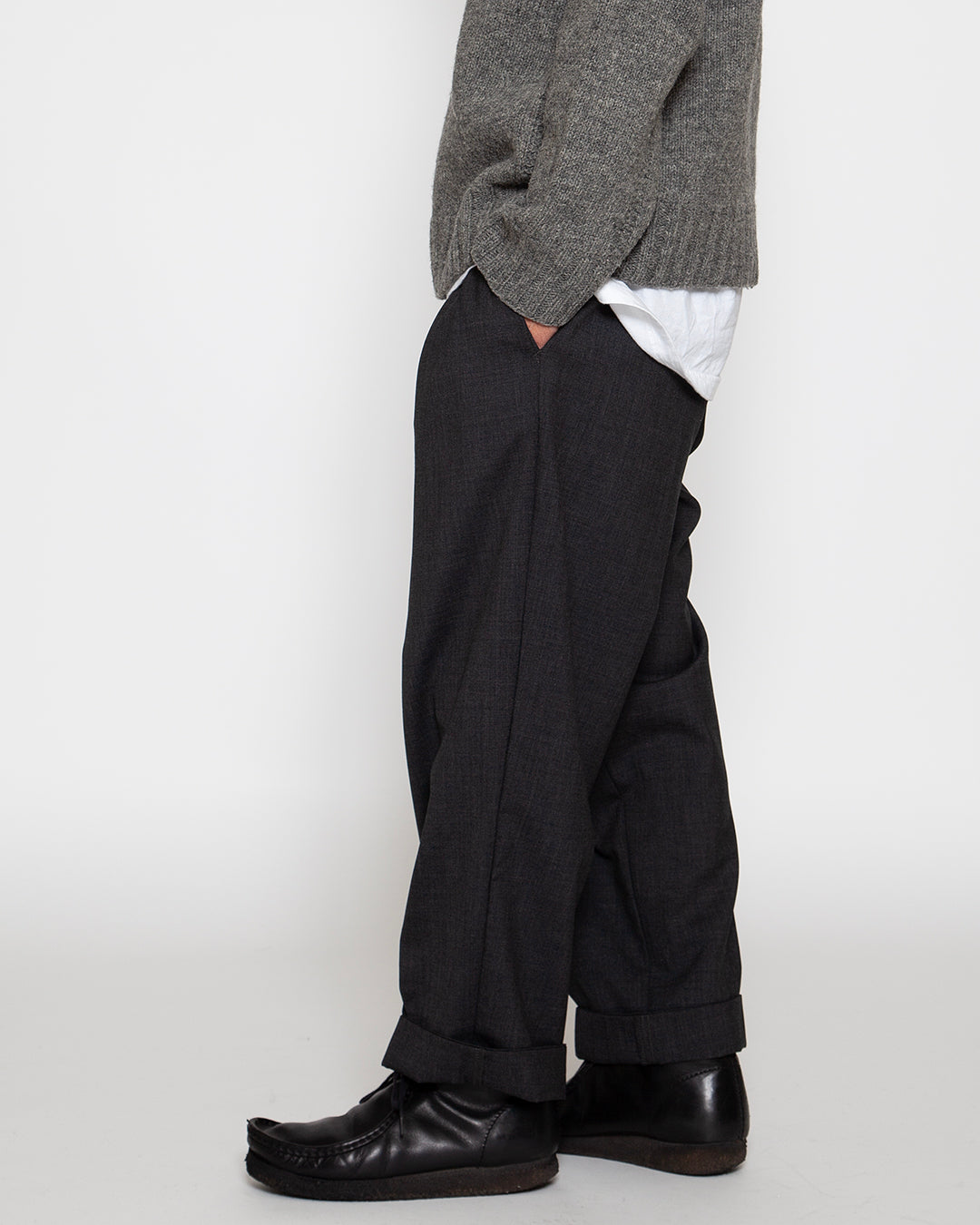 CP026 - 2T DESERT SLACKS / Top Charcoal – THE CORONA UTILITY