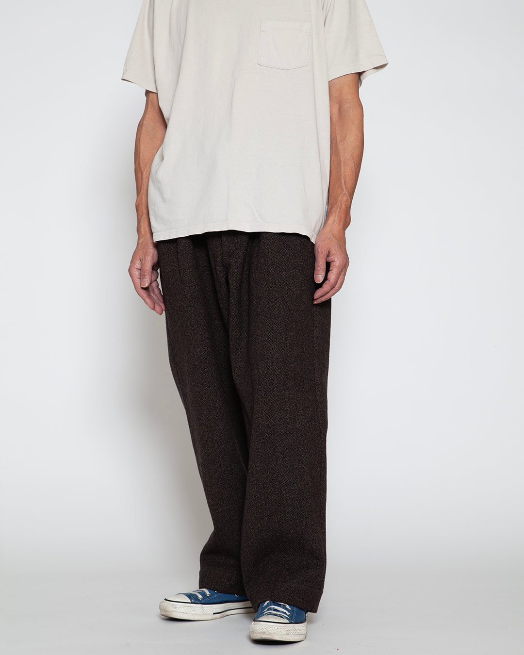 CP026 - 2T DESERT SLACKS / Melange Brown
