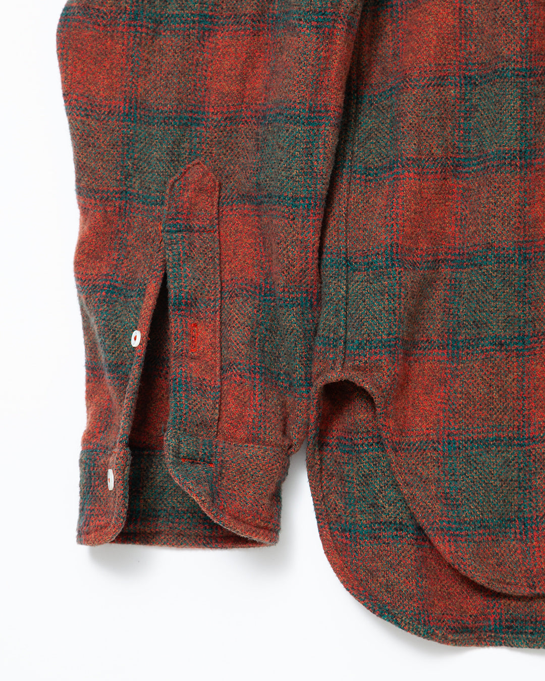 CS005 - W.C.W SHIRT PULLOVER / Red × Green