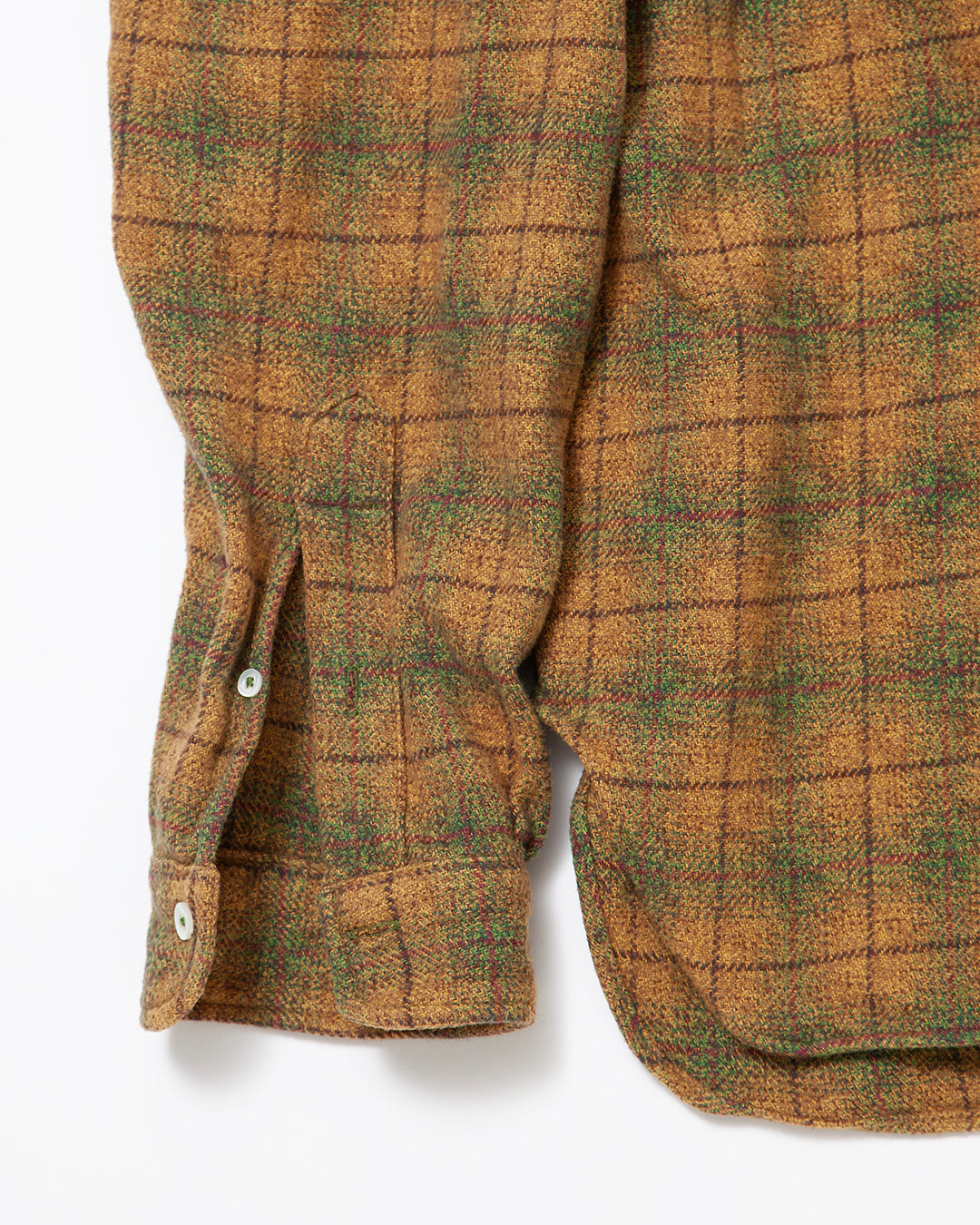 CS005 - W.C.W SHIRT PULLOVER / Khaki × Green
