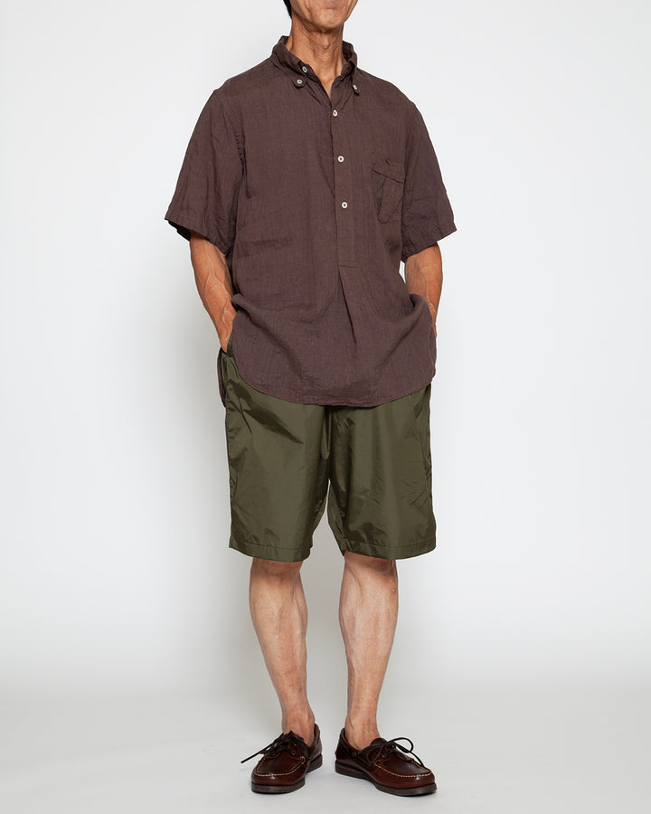 CS005S - W.C.W SHIRT PULLOVER S/S / Brown